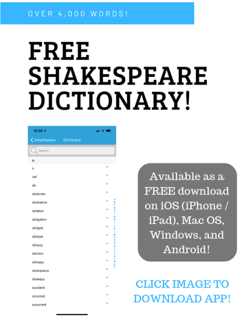 Shakespeare Dictionary D Shakespeare In Plain And Simple English